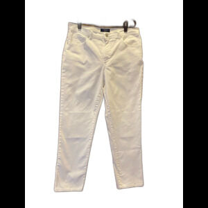 Charter Club Womens White Sz 12 “Classic Straight” Jeans w/slight Stretch Casual